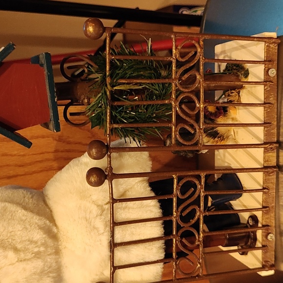 Vintage  small doll with  dog and bird  house - Picture 7 of 9